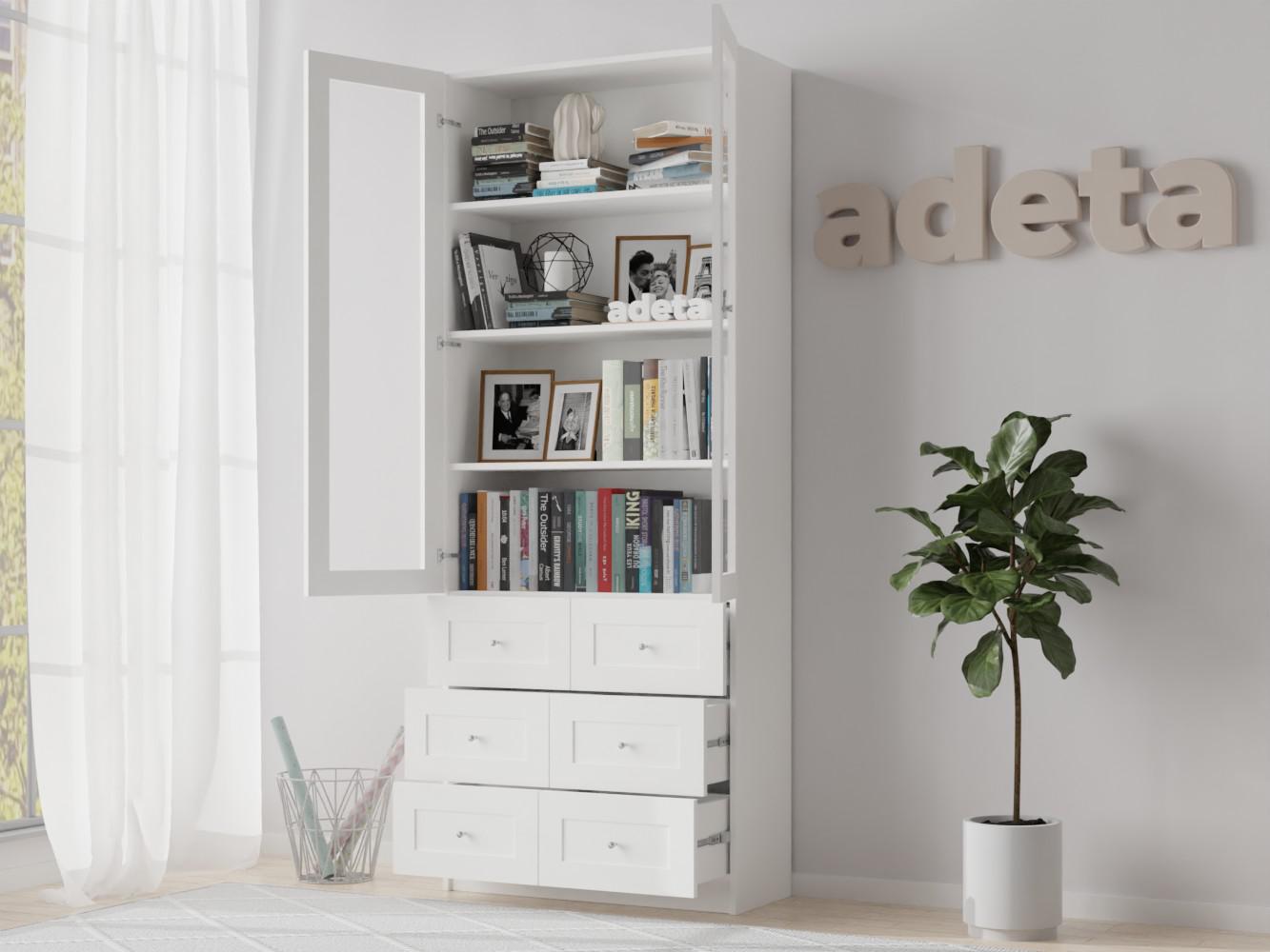 Книжный шкаф Билли 317 white ИКЕА (IKEA) изображение товара